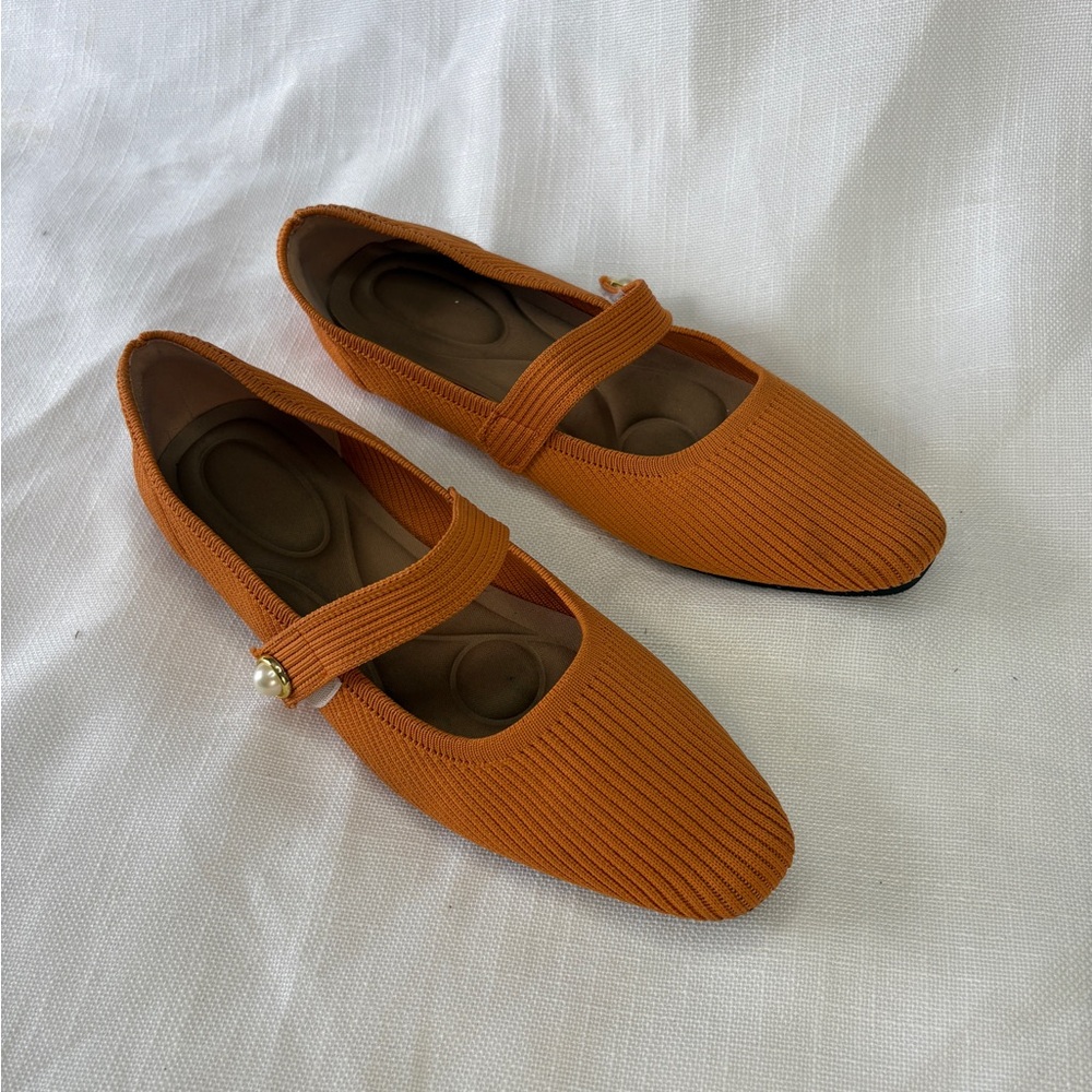 Elegant Orange Women's Shoes